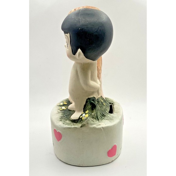 Vintage Bank 1974 Love is Kim Casali admiring her new dress! - Picture 8 of 11